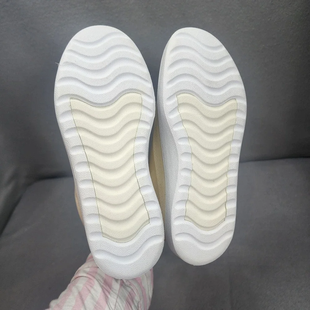 Allbirds Plant Pacer Sneakers Cream Off-White Sustainable Low Top Womens Size 5